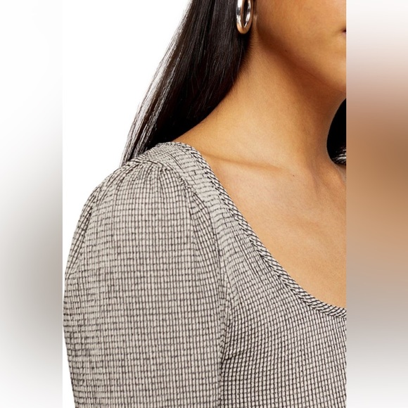 Topshop Square Neck Crop Top - Picture 6 of 6